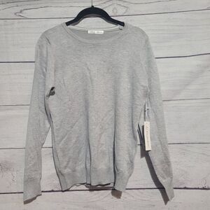 Women's Slim Fit Crew Neck Sweater Large